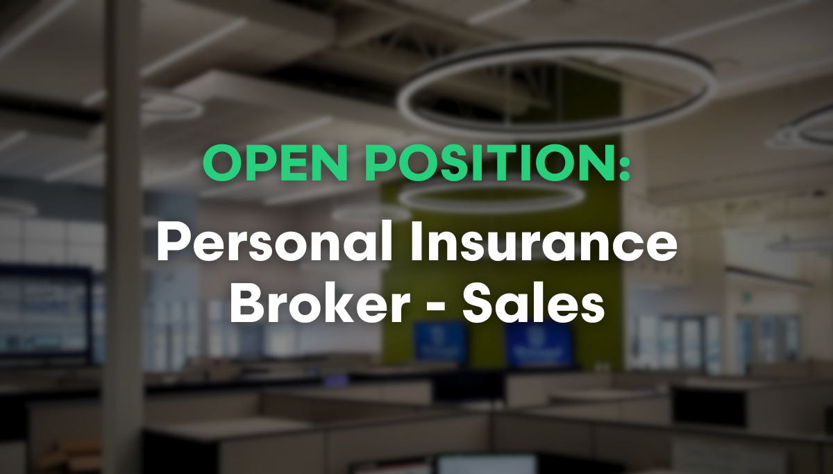 Open Position Insurance Broker - 